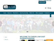 Tablet Screenshot of carerslink.org.uk